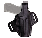 Image of Tagua Gunleather Thumb Break Leather Belt Holster For Springfield XDM Five Inch Right Hand Black BH1-670