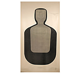 Image of Target Barn TQ-19 Law Enforcement Training Silhouette Paper Targets 100 Per Pack