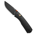 Image of The James Brand The Carter Ambi-Slider Knife Black + Fire G-10 2.8 Black 7C80CD7A