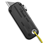 Image of The James Brand The Palmer PC Utility Knife Charcoal/Electric Green CDA3AC29