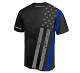 Image of Thin Blue Line Athletic T-shirt - All-over,