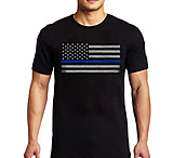 Thin Blue Line Men's - Short Sleeve Classic, 5XL - MEN-TBL-BIG-LOGO-BLACK-XXXXXL