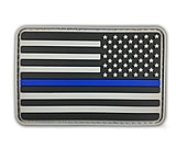 Image of Thin Blue Line Morale Patch - Thin Red Line American