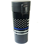 Image of Thin Blue Line American Flag Tumbler