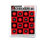 Image of Thompson Target HALO Checkers Reactive Splatter Shooting Game Targets 8.5x11 - 20 Pack