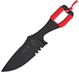 Image of Tops Knives Key Knife Red Cord Fixed Blade Knife - 6.62&quot; OAL