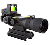 Image of Trijicon ACOG 3x30 Dual Illuminated Red Horseshoe w/ TA60 Mount LED RMR 3.25 MOA Red Dot Sight