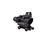 Image of Trijicon ACOG 4x32 LED Illuminated Red Crosshair Rifle Scope with RMR Red Dot Sight