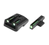 TruGlo TFO 1911 Government W/Novak LoMount Fiber Optic Green, TG-TG131NT1