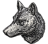 Image of TS Brown Wolf Head Pin