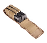 TUFF Products 3 InLine Mag Pouch Size 2 Coyote Brown, Double Stack Magazines B92 GL17,19,20,21,22,23 922 7063-CBV-2