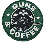 Image of TUFF Products Glow in the Dark Guns and Coffee Patch
