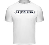Image of UnderArmour Men's HeatGear Fishing Graphic T - White Color 1004007-100
