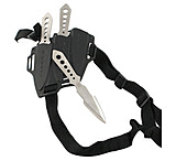 Image of United Cutlery Lightning Bolt Throwing Knives and Harness