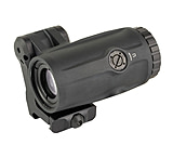 Unity Tactical FAST FTC 4X Magnifier, 5.5 mm Exit Pupil, 2.6in Eye Relief, 2.26" Optical Height, FAST QD Lever, Matte Finish, Black, FST-M4B
