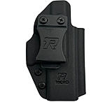 Universal Kydex, IWB Black Kydex, Belt Clip Fits Compact Sized Handguns, OWB Belt Kydex Holster, Right Hand