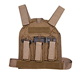 Image of US Palm Defender 308 Soft Armor Plate Carrier With One Level IIIA Soft Armor Panel X-Large 11 X 13.5 Inch Panel Maximum Waist 60 Inches Coyote Tan USP00400362