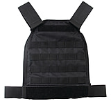 Image of US Palm MOLLE Defender Soft Armor Plate Carrier With One Level IIIA Soft Armor Panel Small 9x11.5 Inch Panel Black USP00400342