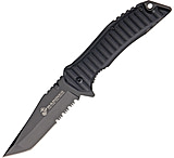 Image of USMC Linerlock Black Handles A/O Folding Knife
