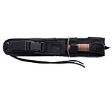 Image of UZI British Commando Steel Single Edged Black Blade, Brown Leather-wrapped Handle