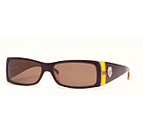 Image of Versus Prescription Sunglasses VR6034-278-8G-5616 - Black Top On Horn Frame w/ 56 mm Diameter Lenses