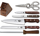 Victorinox Rosewood Kitchen Block Set, Rosewood handle, 5.1193.7X1