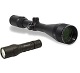 Image of Vortex Crossfire 4-16x50 AO V-Plex Wide Reticle Riflescope w/ Surefire 6PX LED Tactical Flashlight
