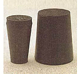 Image of VWR Black Rubber Stoppers, Solid 9.5M290