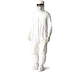Image of VWR Hooded Coveralls made with DuPont Tyvek IsoClean Material IC180SWH3XVD