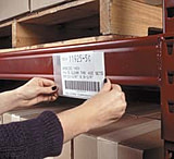 Image of VWR Large Shelf Label Holders APX-46M Magnetic Holders