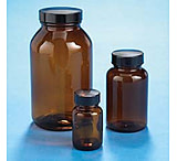 Image of VWR Packers, Amber, Wide Mouth VW5220845C23 Bulk Packs With Unattached Caps In Bags