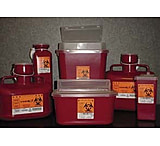 Image of VWR Sharps Container Systems 8706V Stackable Sharps Containers Medium, Tortuous Path