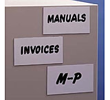 Image of VWR Write-On/Wipe-Off Magnetic Shelf Label Rolls MX-200