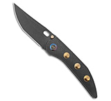 Image of We Knife Co Ltd WE Knife Co. Attor Integral Knife Black Ti + Gold Ti Inlay 3.6 Black SW A193E277