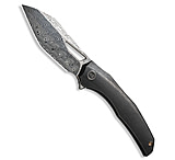Image of We Knife Co Ltd WE Knife Co. Ignio Frame Lock Knife Black SW Titanium 3.5 Damasteel 081B8E58