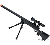 Image of WELL Matrix VSR-10 MB03 Bolt Action Airsoft Sniper Rifles, Scope and Bipod