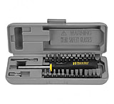 Wheeler Engineering 26-Piece Space-Saver Screwdriver Set, Black/Yellow, 664507