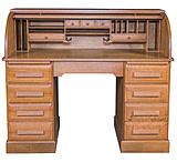 Image of Whitecap 60075 Teak Roll Top Desk, Oiled