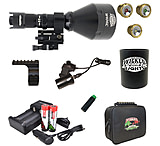 Wicked Hunting Lights W404iC LED Deluxe Night Hunting Light Kit, Black, W2080