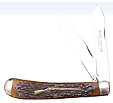 Image of Winchester Knives Hunter Trapper Pattern Knife w/ Burnt Orange Handle