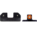 XS Sight Systems R3D Night Sights, Tritium, Orange, Smith &amp; Wesson M&amp;P/ M&amp;P M2.0, Black, SW-R032S-6N