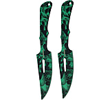 Image of Z-Hunter Green Skull Throwing Knife Set