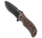 Image of Zero Tolerance 0350 A/O Knife Hyena Brown G-10 3.25 Black 5052919F