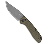 Image of Zero Tolerance 0512 Automatic Knife Olive Canvas Micarta/SW Ti 3.5 Gray SW 3B3E5CCE