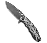 Image of Zero Tolerance Hinderer 0562 Frame Lock Knife Black/Gray Ti 3.5 BW 03C22ADE