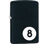 Image of Zippo 8-Ball Black Matte Lighter