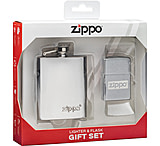 Image of Zippo Lighter and Flask Gift Set