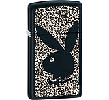 Image of Zippo Playboy Black Matte Sl Lighter