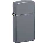 Image of Zippo Slim Lighter Gray No Logo