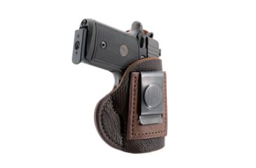 Image of 1791 Gunleather Fair Chase Leather IWB Holster, For Ruger LCR, Right Hand, Brown, Brown, 3, FCD-3-BRW-L